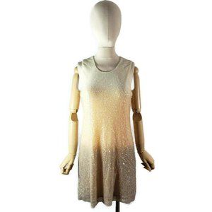 YOUNG FABULOUS & BROKE Ombre Sequin Mesh Dress M